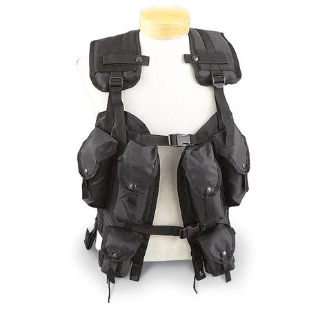 Tru - Spec® Load - bearing Vest, Black - 182916, Tactical Gear at Sportsman's Guide