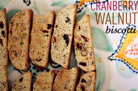 Cranberry Walnut Biscotti | WeeklyBite