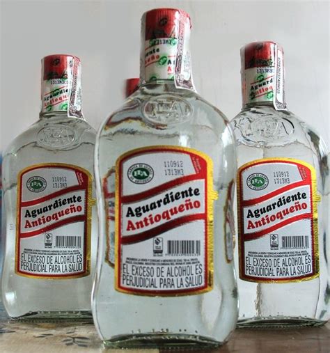 Aguardiente (anise-flavored liqueur), Colombia. Morgan's South American going away party ...