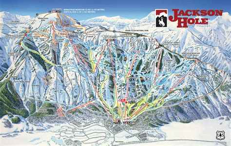 Trail Map Winter - Jackson Hole Mountain Resort