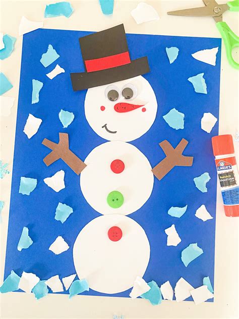 20 EASY Snowman Crafts for Toddlers - ABCDee Learning