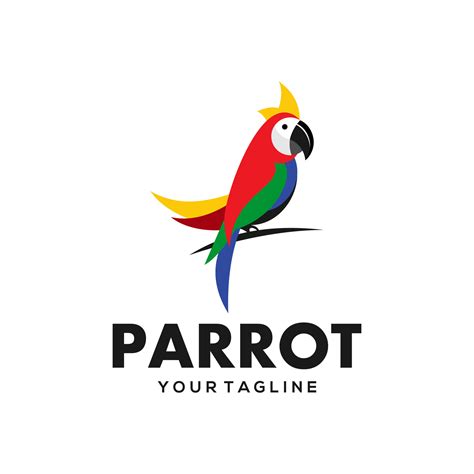 Parrot Logo Design Vector illustration 13979432 Vector Art at Vecteezy