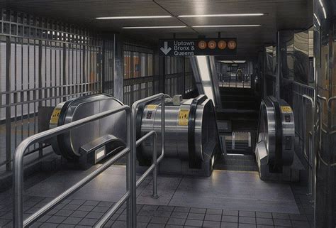 These Uncanny Paintings Of The New York City Subway Will Give You Chills | New york subway ...