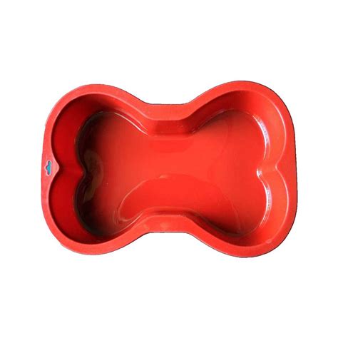 Silicone Dog Bone Cake Pan in Red | Pawlicious & Company