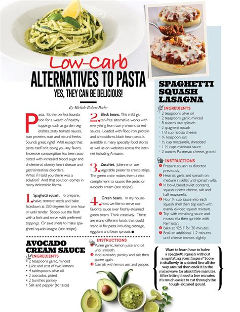 Low Carb Alternatives To Pasta - Fox Custom Content