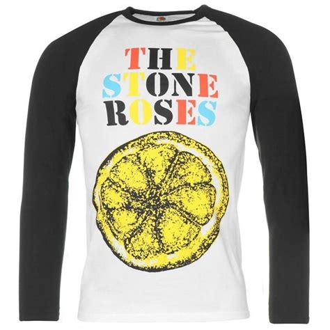 Official Stone Roses Raglan Long Sleeve T Shirt Mens | Mens shirts, Long sleeve tshirt, Stone roses