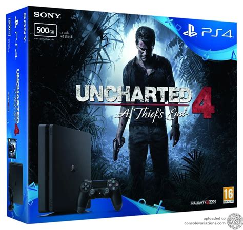 Sony PlayStation 4 Slim Uncharted 4 Bundle - Consolevariations