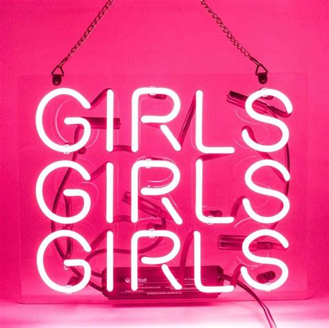 Amazon.com : Girls Girls Girls Neon Signs Pink Neon Sign Neon Light Sign Light Up Signs Wall ...