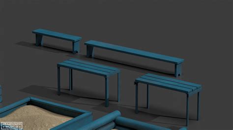 Sandbox Set for Playground - 3D Model by Abandoned World