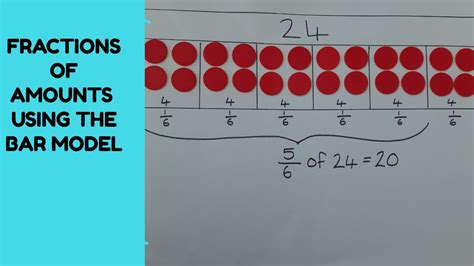 Fractions of amounts using the bar model - YouTube