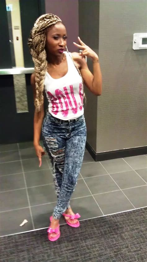 Beautiful Rapper Diamond former member of Crime Mob rocks Bouji Girl Tank. Get this look now at ...