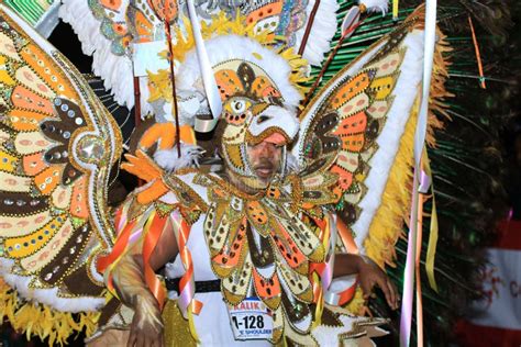 Man in a Traditional Costume during a Junkanoo Parade in the Bahamas ...