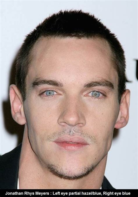 Jonathan Rhys Meyers | Heterochromia, Heterochromia eyes, Jonathan rhys ...