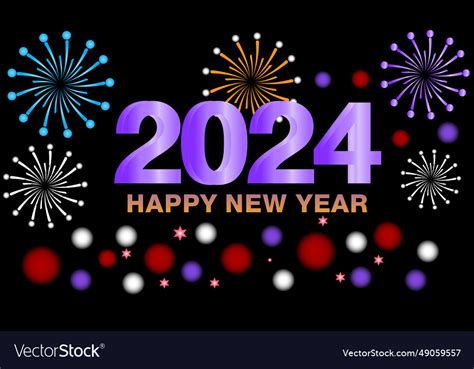 New years eve 2024 countdown celebration Vector Image