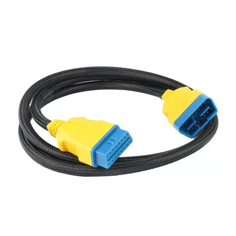 AUTOOL 150CM Car OBD II OBD2 16 Pin Male to Female Extension Cable Car ...