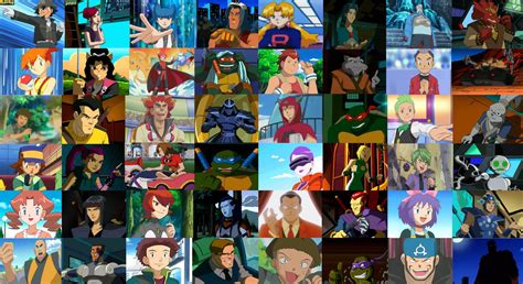 Pokemon anime and TMNT 2003 character voice actors by superwaluigi101 on DeviantArt