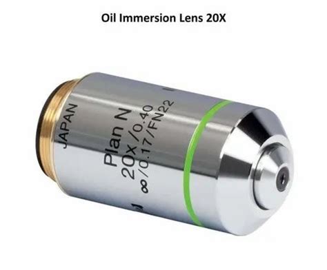 20x/0.40 Oil Immersion Lens at best price in Aurangabad by Vijay ...