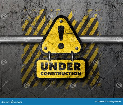 Under Construction Background Stock Images - Image: 18686874