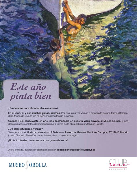 Museo Sorolla.jpg octubre 2017 - Revista La Vida en Rosa, LVR