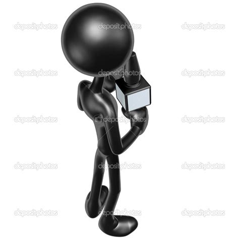 News Reporter With Microphone Stock Photo by ©LuMaxArt 12405269