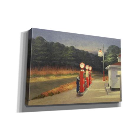 Red Barrel Studio® Gas, 1940 On Canvas by Edward Hopper Print | Wayfair