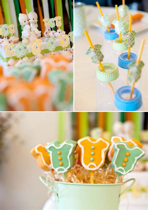 Kara's Party Ideas Precious Moments Inspired Onesie Baby Shower Party Planning Ideas