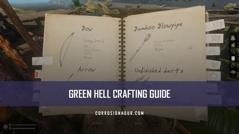 Green Hell Crafting Guide - Corrosion Hour