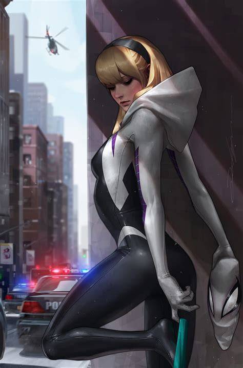 Lee Jeehyung, Spider Gwen, Marvel Comics, Ghost Spider, HD phone wallpaper | Peakpx