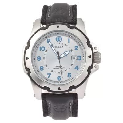 Buy Timex Expedition Leather Strap White Face Watch from our Men's Watches range - Tesco