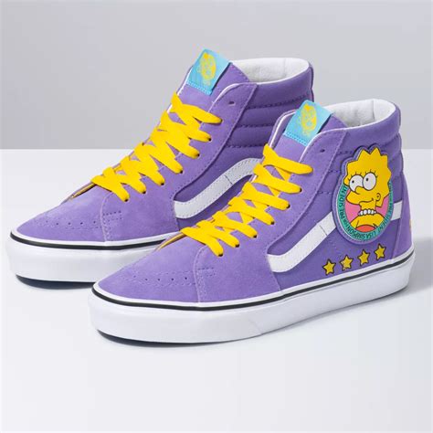 Vans x The Simpsons Sk8 Hi Skate Shoe - Lisa 4 Prez | BOARDWORLD Store