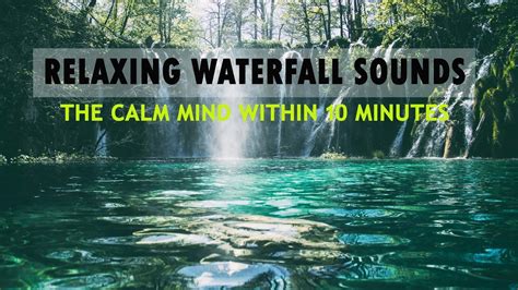 10 Minutes of relaxing waterfall sounds | Waterfall Sounds for Sleep | Sleeping with waterfall ...