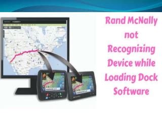 PPT - Rand McNally Update 1-8009837116 Rand Mcnally Dock Software ...