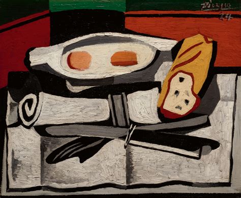 Pablo Picasso (1881-1973), 1924, Oeufs, Serviette Roulée, Couverts, Oil ...