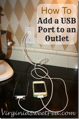 How to Add a USB Port to a Wall Outlet | Diy home improvement, Wall ...