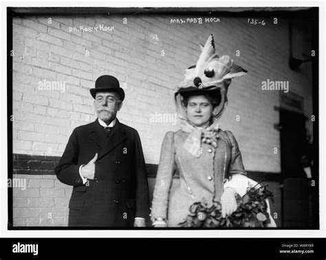 Dr. Robert Koch and wife Stock Photo - Alamy