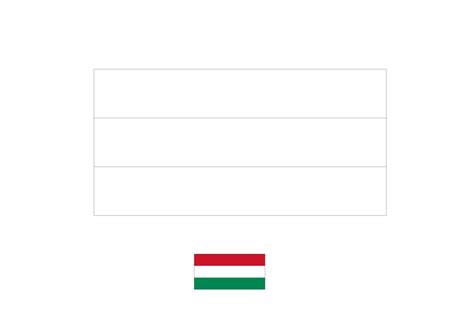 Flag of Hungary coloring page - Free coloring sheets - coloring1.com