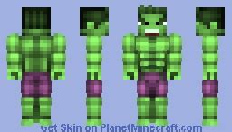 Hulk Minecraft Skin