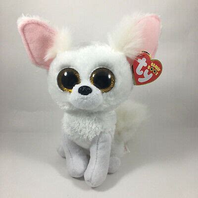 2020 TY Beanie Boos 6" PHOENIX White Fennec Fox Stuffed Animal Toy ...