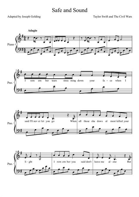 (PDF) Taylor Swift - Safe and Sound Piano - DOKUMEN.TIPS