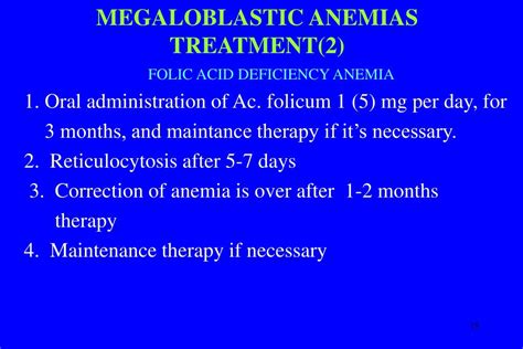 PPT - MEGALOBLASTIC ANEMIAS PowerPoint Presentation, free download - ID:475504