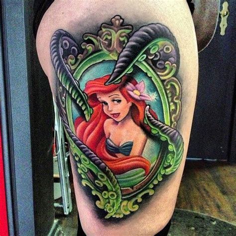 Pin Up Little Mermaid Tattoos