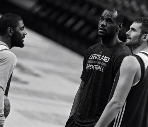 LeBron, Kyrie, & Love, Cavs' big 3, still figuring it out. | Cleveland ...