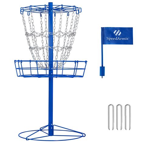 Snapklik.com : SpeedArmis Disc Golf Basket Targets - Portable Frisbee Golf Baskets