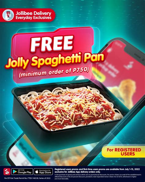 Get a FREE Jolly Spaghetti Family Pan