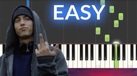 Eminem - Lose Yourself EASY Piano Tutorial - YouTube