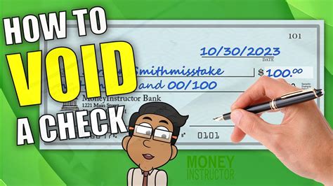 How to Void a Check | Direct Deposit and Correcting Errors | Money ...