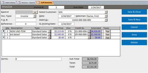 Streamline Your Invoicing with the Microsoft Access Basic Business Invoicing Database