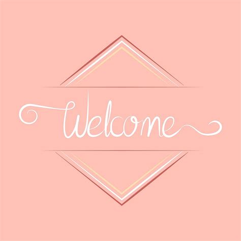 Welcome typography badge design vector | Free Vector - rawpixel