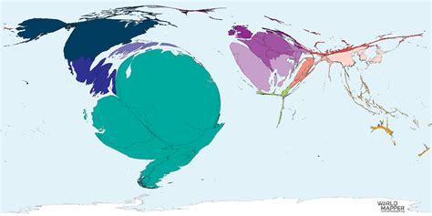 Migration to Colombia 1990-2017 - Worldmapper