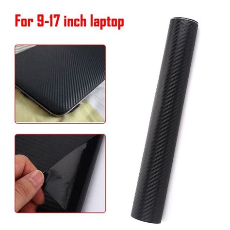 Universal 3D Carbon Fiber Film Durable Notebook Carbon Fibre Decal Laptop Black 3D Decal Review ...